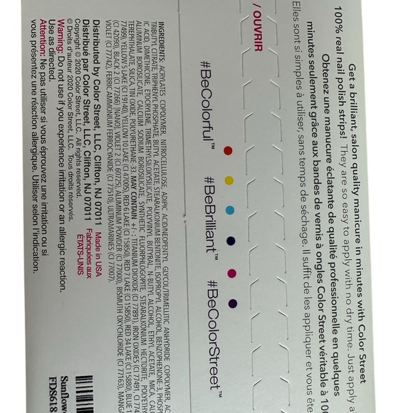 Color Street Sunflower Nail Strips - Picture 3 of 3